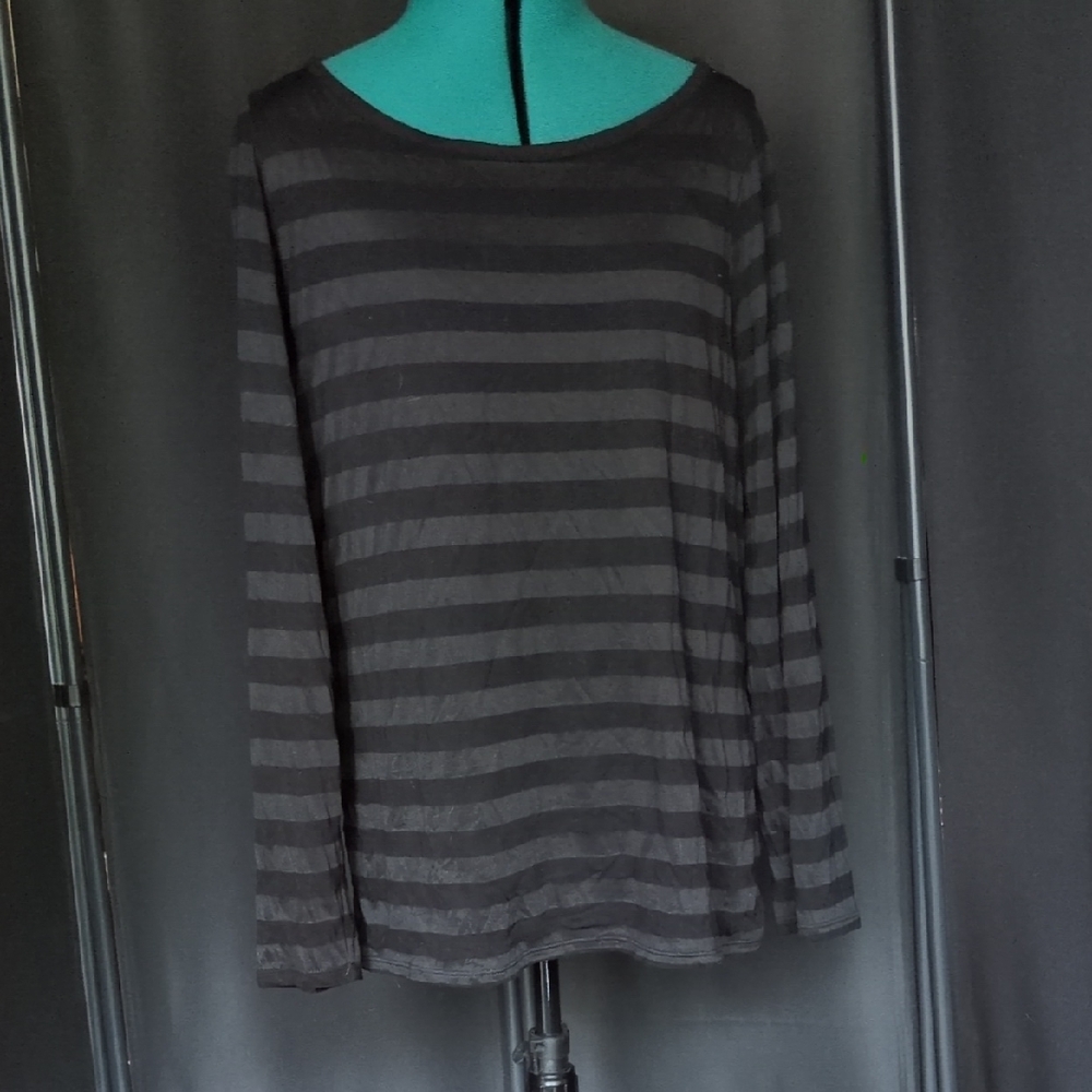 Banana Republic Black Long Sleeve Top